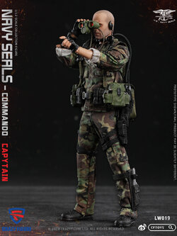 [พร้อมส่ง]CRAZY FIGURE （CFTOYS）LW019 1/12 : SEAL Special Assault Team-Captain