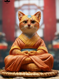 [สั่งจอง] JXK : Airbender Cat Figurine