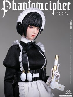 [สั่งจอง]DAMTOYS GLC01 1/6 : PHANTOM CIPHER: ZERO TRACE ANGELICA Original Story