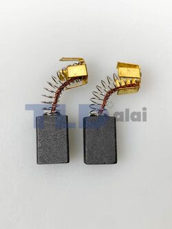 แปรงถ่าน รุ่น (T) CB104, CB106, CB116, CB117 ทุกเบอร์ขนาดเท่ากัน (กว้าง 10 หนา6 สูง15 mm.)