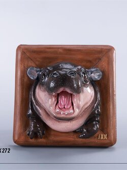 [สั่งจอง]JXK JXK272 : Baby Hippo Photo Frame ： MooDeng