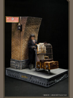 [สั่งจอง]mOjingToys Module series L004 1/6 : Harry Potter Platform Nine and Three-Quarters DIORAMA BASE]