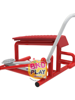 เครื่องออกกำลังกายกลางแจ้งผู้ใหญ่,บริหารแขน-ลดหน้าท้อง (แบบดึงยกตุ้มน้ำหนัก) ลานกีฬาอเนกประสงค์ ,สวนสาธารณะ ,เทศบาล ,หมู่บ้าน ,ผลิตในไทย ,สั่งทำตามสีที่ต้องการได้ ขนาด100 x100 110 ซม.