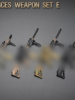 [สั่งจอง] Easy&Simple 06039 1/6 Scale Special Forces Weapon Set