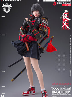 [พร้อมส่ง] i8toys x Gharliera 1/6 : The Girls of Armament - I8-GLIE001 : Kina OOKAMI (ดำ)