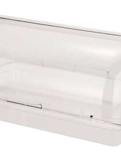 ถาด PC ใส่อาหารพร้อมฝาครอบสไลด์