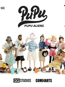 [สั่งจอง]QQ studios x come4arts 20cm : PUPU My Beach Action Figure