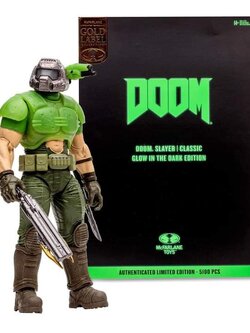 [สั่งจอง] McFarlane Toys : Classic Doomslayer Glow in the Dark Gold lable