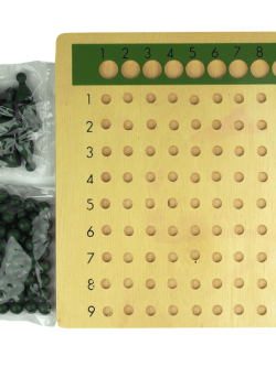 กระดานลูกปัดหารเลข, ของเล่นไม้, ของเล่นเสริมพัฒนาการ, ของเล่นเด็กอนุบาล, สื่อการสอนเด็กอนุบาล,มอนเตสซอรี่ ,montessori, สื่อการสอนประถม