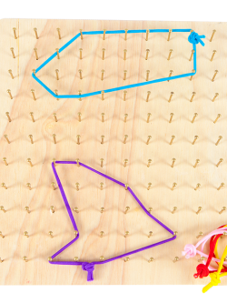 กระดานตะปู (ทองเหลือง) , ชุดกระดานไฮโซเมตริก ของเล่นเสริมพัฒนาการ, ของเล่นเด็กอนุบาล, สื่อการสอนเด็กอนุบาล วัสดุและสี ปลอดภัยต่อเด็ก มีมาตรฐาน มอก. ตามที่ สพฐ. กำหนด