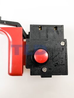 สวิทซ์ #81 สว่าน Bosch บอช รุ่น GSB12RE, GSB13RE รุ่นเก่า, GSB550, GSB1300, GBM320, GBM10 Professional สว่าน, สว่านโรตารี่จีนทั่วไป (รุ่นก้านปรับยกสูง แนะนำให้แกะตัวเก่าออกมาเทียบ) อะไหล่สว่าน