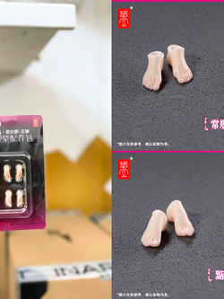 [พร้อมส่ง] Snail Shell 1/12 : Bunny Girl Aileen special foot accessory (เซตเท้าเสริม)