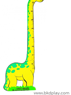 ที่วัดส่วนสูงโฟมอีวีเอวัดส่วนสูงไดโนเสาร์ 3 ชิ้น ความสูง,วัดส่วนสูง,ที่วัดส่วนสูงเด็ก ของใช้โรงเรียน สื่อการสอน