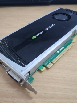 Nvidia Quadro 4000, 2GB GDDR5 AutoCAD certified graphics card, 2 screens