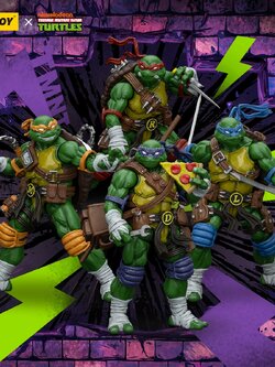 [พร้อมส่ง] Joytoy 1/18 : TMNT ครบ SET ตัว