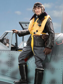 [สั่งจอง] DID 1/6 : WWII German - D80190 : Luftwaffe Ace Pilot – Erich Hartmann