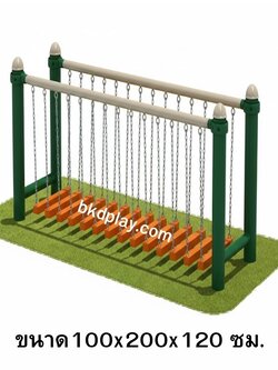 สะพานแขวนโซ่ทรงตัว สะพานทรงตัว สะพานแขวน เครื่องเล่นสนามกลางแจ้ง เครื่องเล่นสนามเหล็ก , ของเล่น สั่งผลิต 10-20 วัน