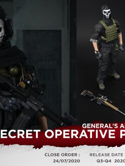 [สั่งจอง]General's Armoury GA1003B Secret Operative Phantom (Multicam Black)
