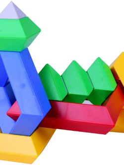 รูปทรงสี่เหลี่ยมล้ำจินตนาการ สี่เหลี่ยม,รูปทรง , ส่งเสริมการเรียนรู้ ,ของเล่นเสริมพัฒนาการ,ของเล่น , สื่อการสอน ,เสริมจินตนาการ