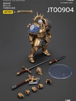 [พร้อมส่ง] Joy toy 1/18 : AGE OF SIGMAR - Stormcast Eternals The Blacktalons - JT00904 : Hendrick, The Silver Wolf"
