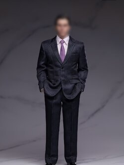 [พร้อมส่ง] TOPO STUDIO TP022 1/6 : TDKR Striped Suit - TP022A (เฉพาะบอดี้ + เซตชุด *ไม่รวมหัวปั้น)