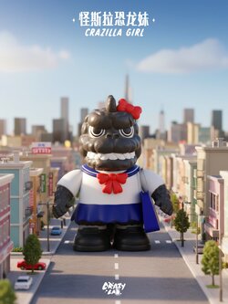 [สั่งจอง]Crazy Lab : Mini Crazilla Girl (14cm)