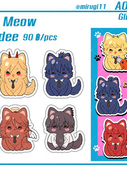 Chainsaw man Mini Standee & Sticker