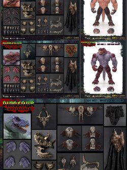 [สั่งจอง]AXYToys 1/12 : Dinosaur Battlefield - Tyrannosaurus