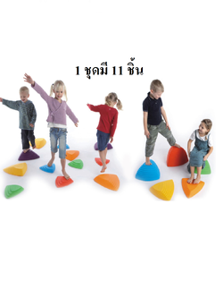 ก้อนหินทรงตัว ทรงพิระมิด ,ฝึกทรงตัว, เคลื่อนไหว ของเล่นปิรามิด, เดินทรงตัว,สินค้าพร้อมส่ง