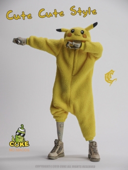 [สั่งจอง]คอสตูมชุดหมีลายน่ารัก (ไม่รวมบอดี้ หัว และรองเท้า) CUKE TOYS MA-006 1/6 Cute Cute Style