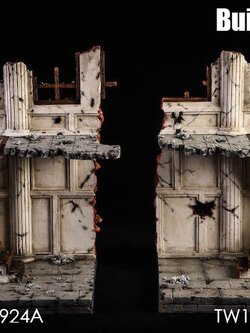 [สั่งจอง] TWTOYS TW1924A/B 1/12 scale : Building ruins
