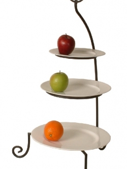 ชั้นโชว์อาหาร 3 ระดับ