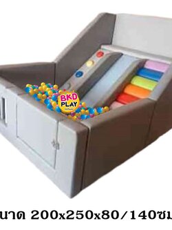 บ้านบอลโครงไม้ บ้านบอลปีนป่ายและสไลเดอร์ แถมลูกบอลสี 1800ลูก,บ้านบอลโครงไม้บุฟองน้ำหนังนุ่มนิ่ม softplay, indoor playground kidszone ,สวนสนุกในร่ม ,รับสั่งทำบ่อบอล ผลิตห้องบอลเด็ก ตามขนาด