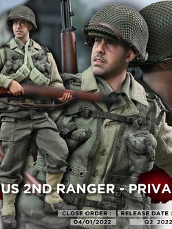 [สั่งจอง]DID A80155 1/6 : WWII US 2nd Ranger - Private Mellish