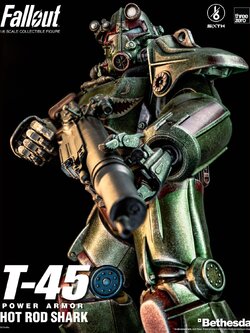[สั่งจอง]Threezero 3Z07740W0 1/6 : Fallout T-45 Hot Rod Shark Power Armor
