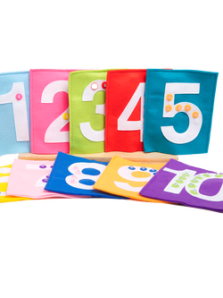 หุ่นมือถุงผ้าตัวเลข ของเล่นเสริมพัฒนาการ ,ของเล่นเสริมทักษะ,ของเล่นเด็ก, สื่อการสอนอนุบาล