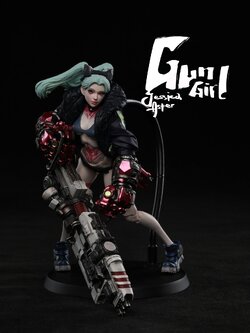 [พร้อมส่ง]Romankey 1/12 - Gun Girl Jessica Aster- Deluxe Version (2บอดี้ , 3 หน้าเปลี่ยน