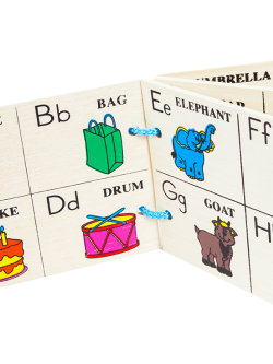 หนังสือไม้, หัดอ่าน เอบี-ภาพ ภาษาอังกฤษA-Z, ของเล่นไม้, ของเล่นเสริมพัฒนาการ, ของเล่นเด็กอนุบาล, สื่อการสอนเด็กอนุบาล