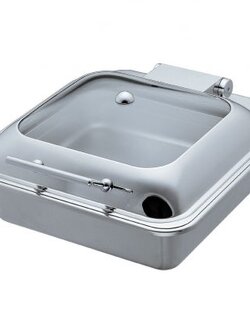 อ่างอุ่นอาหารแบบเหลี่ยม ฝากระจกใส สำหรับเตา Induction