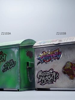 [สั่งจอง]ZBOBTOYS Z2103 1/6 : Garbage can