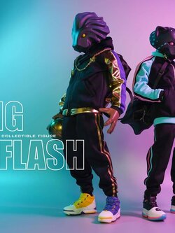 [สั่งจอง]JT Studio Street Mask 1/6 Scale : KING & FLASH