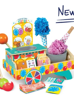 เล่นทำสายไหม สีสันสดใส ไม่เหมือนใคร Melissa & Doug Carnival cotton Candy Play Set