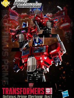 [สั่งจอง] Sentinel Flame Toys Unix Square : Bust Generation - Optimus Prime Mechanic Bust