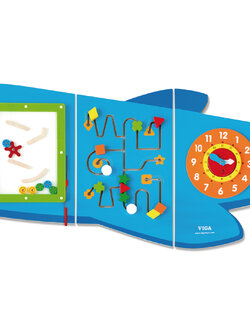 เกมติดผนัง ชุดเครื่องบิน ของเล่นติดผนัง , แผ่นติดผนัง เกมส์ไม้ ของเล่นเสริมพัฒนาการ, ของเล่น,ของเล่นติดผนัง,แถบแม่เหล็ก