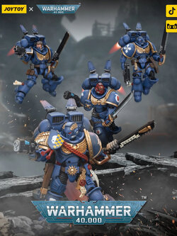 [สั่งจอง]Joytoy 1/18 : -- Ultramarine -- - JT1125 : Captain With Jump Pack