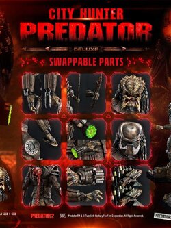 [สั่งจอง] Prime 1 Studio MMPR-02DX 1/3 : City Hunter Predator (Predator 2) Deluxe Version
