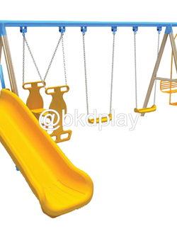 ชิงช้า+สไลเดอร์ เครื่องเล่นสนามเหล็ก ,ชิงช้า,สไลเดอร์, เครื่องเล่นสนามกลางแจ้ง ของเล่นเด็ก,เครื่องเล่นโรงเรียน,งานสั่งผลิต 10-20 วัน