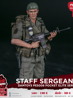 [สั่งจอง] DAMTOYS 1/12 PES006 POCKET ELITE SERIES - Private STAFF SERGEANT