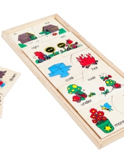 ของเล่นเสริมพัฒนาการ, สอนอ่าน, จับคู่คำตรงข้าม, ภาษาอังกฤษ, สินค้าพร้อมส่ง ,คิดค่าส่งตามจริง สินค้าราคาโรงงาน