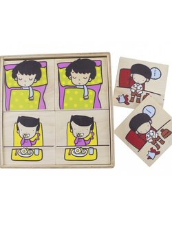 เกมจับคู่ภาพเหมือนชุดหนูทำได้ 12 ชิ้น , ของเล่นไม้, ของเล่นเสริมพัฒนาการ, ของเล่นเด็กอนุบาล, สื่อการสอนเด็กอนุบาล วัสดุและสี ปลอดภัยต่อเด็ก มีมาตรฐาน มอก. ตามที่ สพฐ. กำหนด